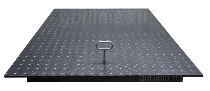 Рифленый Контур - Шаркон Люк в подвал контур с рифленым листом