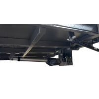 Напольный люк в подвал с электроприводом Стелс под плитку вид снизу