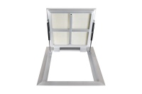 Люк в подвал Периметр 700х900п откидной алюминиевый