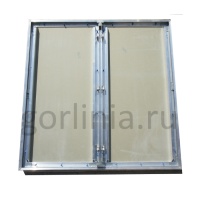 Люк под покраску Гиппократ 900п*900 двухдверный стеновой ревизионный