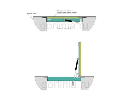 Напольный люк Стелс 1000*700п конструкция